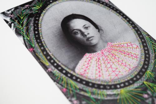 Photographies brodées - Embroidered photographs